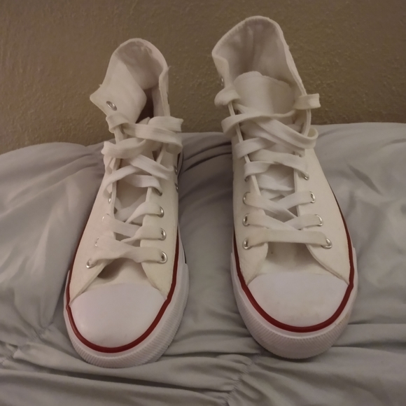 NWOT Hi Top Fashion Sneakers - Picture 3 of 5